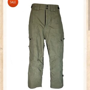 MISSION SIX BREAKER 10K WATERPROOF SNOWBOARDING PANTS GREEN MEN'S